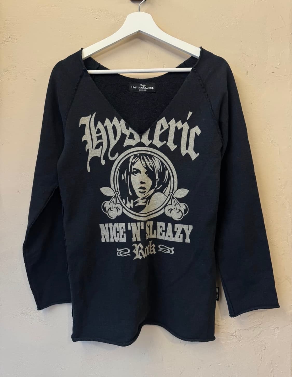 Hysteric Glamour 히스테릭 글래머 컷 롱슬리브 티셔츠 상품이미지1