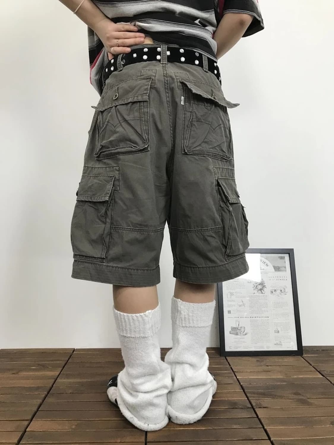 Levis Cargo Shorts Brown Pants 상품이미지3