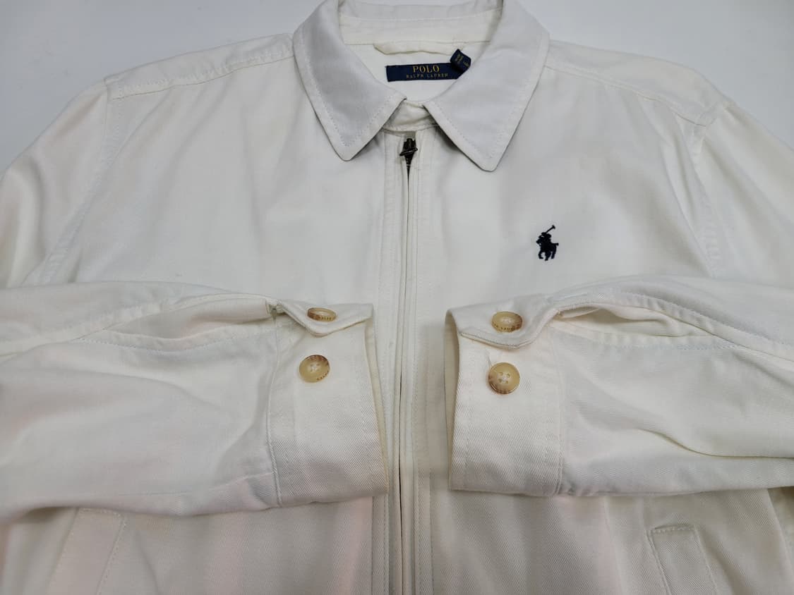 POLO 폴로랄프로렌 치노 데님 투웨이 자켓 / 여 S 화이트
 상품이미지3