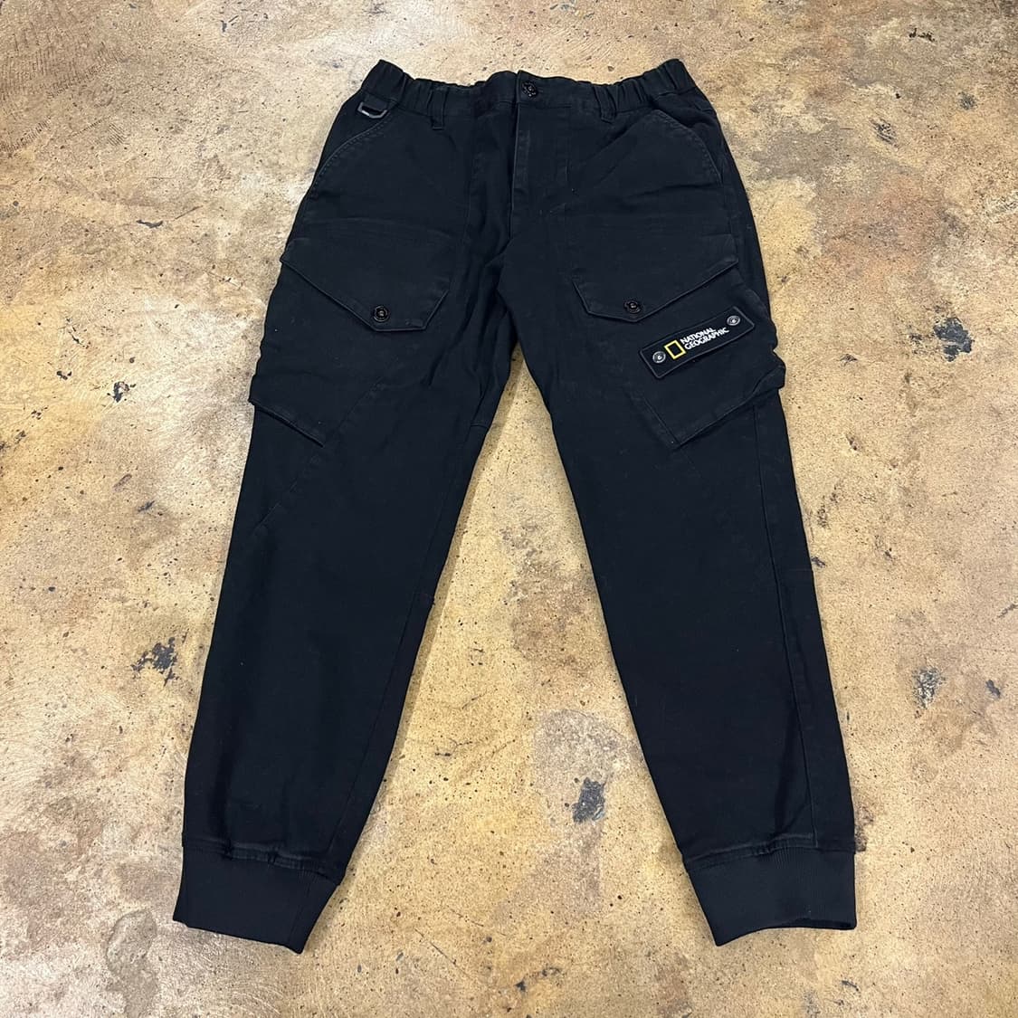 [정품/L] 내셔널지오그래픽 블랙 카고 바지 b19 상품이미지2