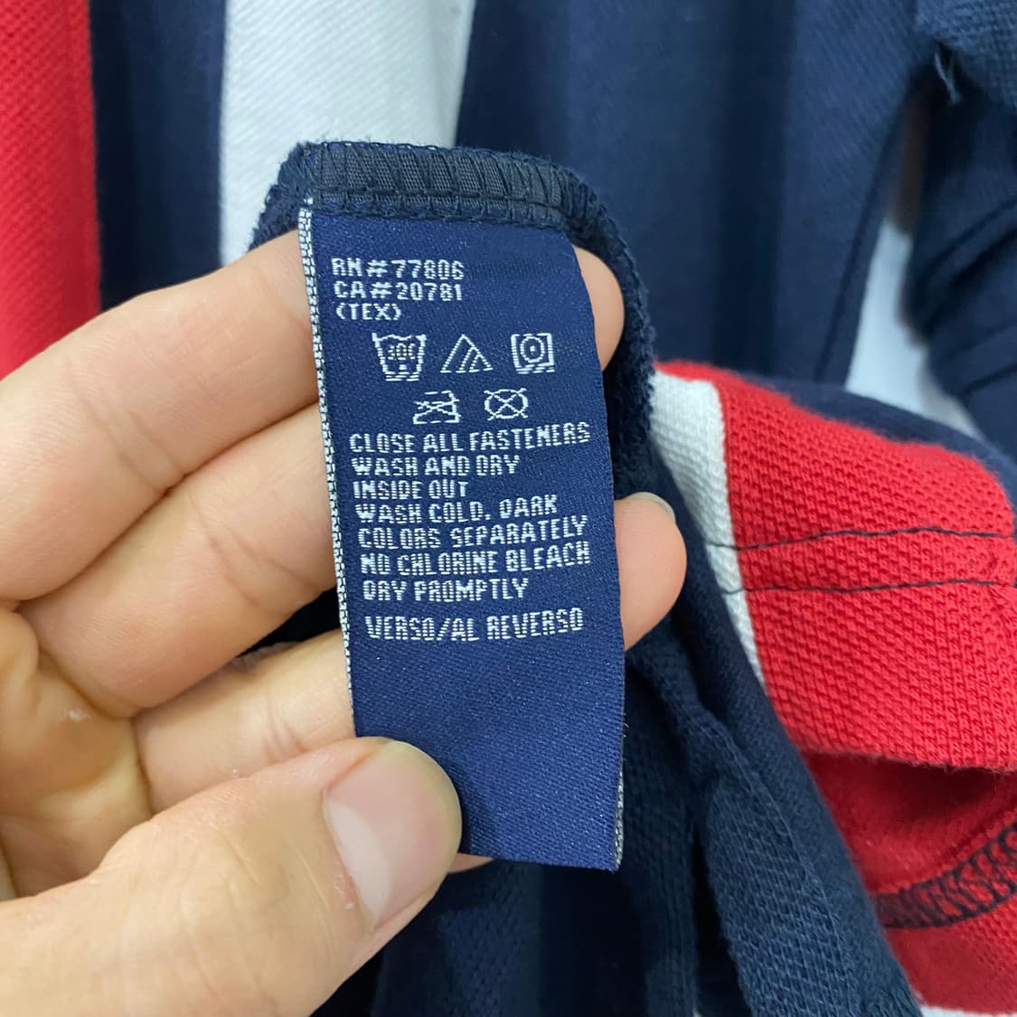 타미힐피거 빅로고 반팔카라티(M) 상품이미지4