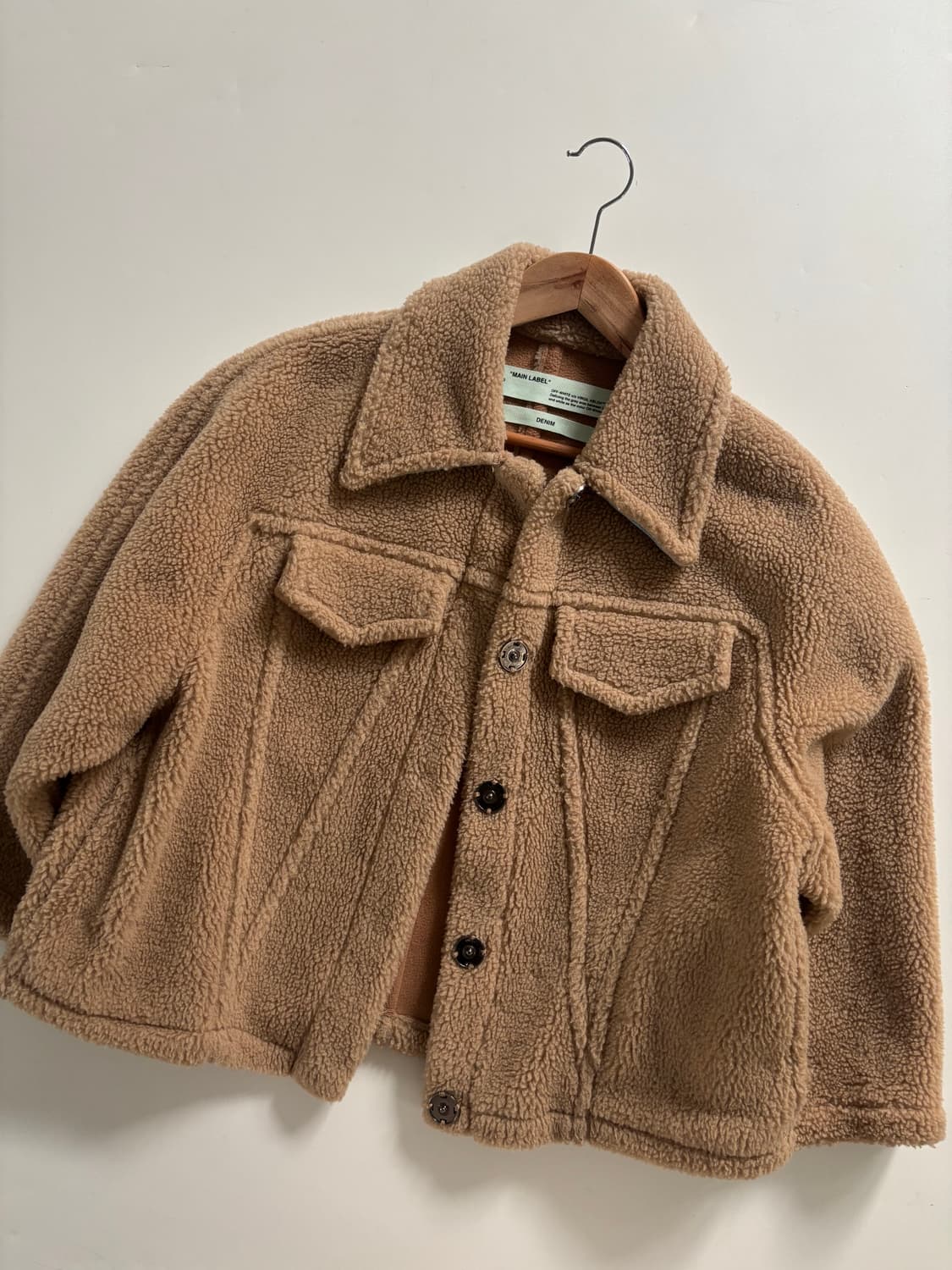 Off-White 오프화이트 베어 시어링 트랙자켓 상품이미지3