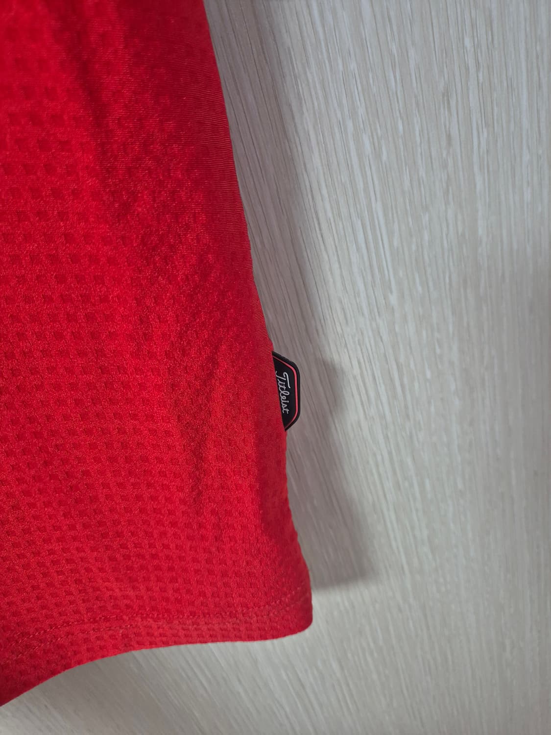 (정품) 타이틀리스트 레드 골프 반팔 카라티 XL 상품이미지5