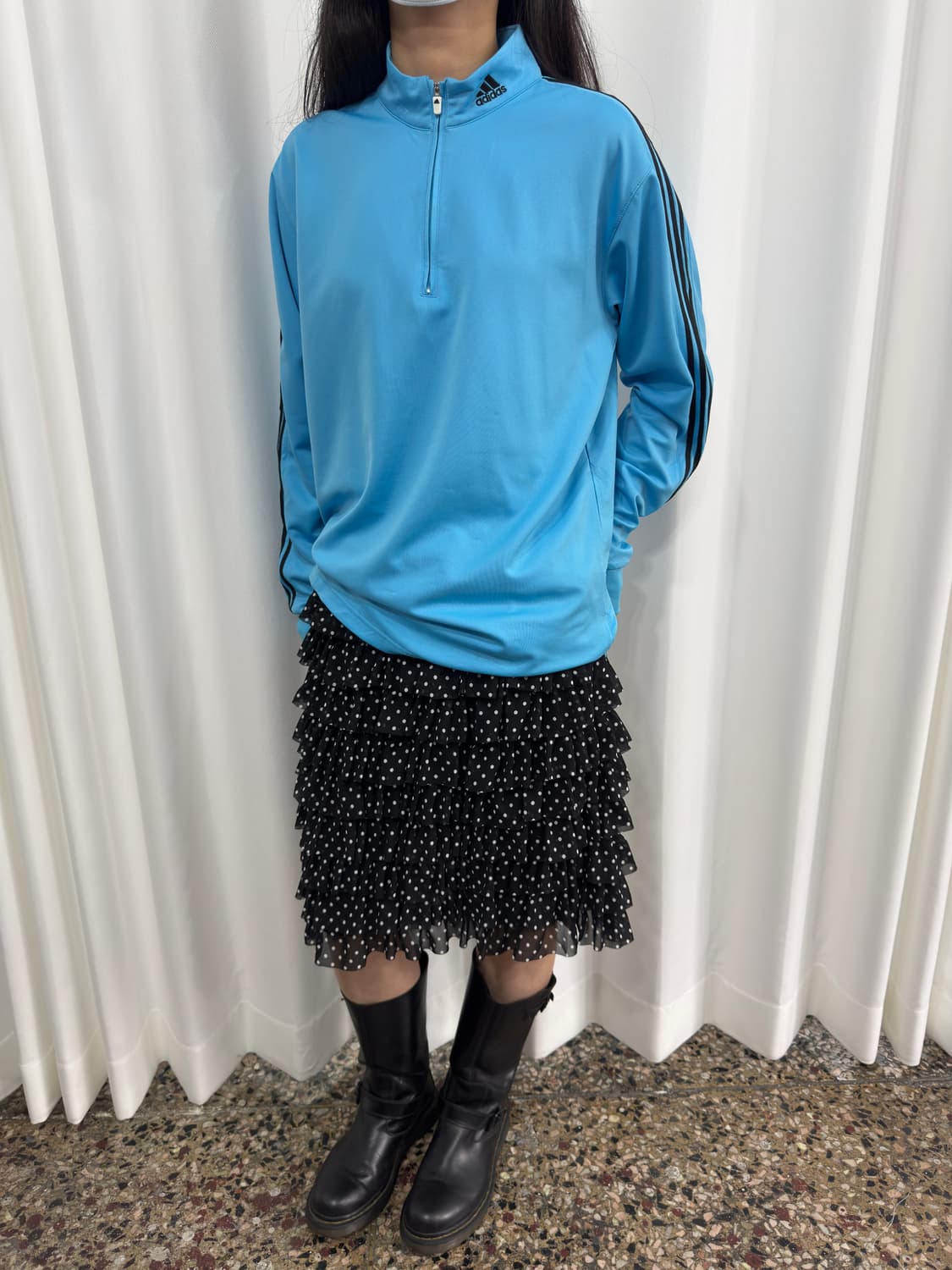 dot layered sha skirt 상품이미지4