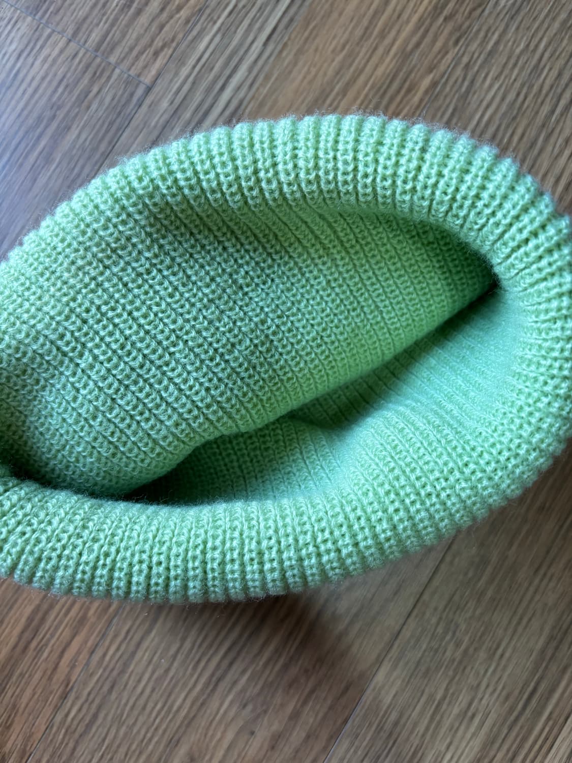 스투시 베이직비니 라임라이트 상품이미지4