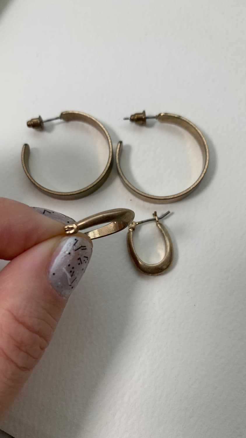 빈티지 귀걸이 2개 상품이미지4