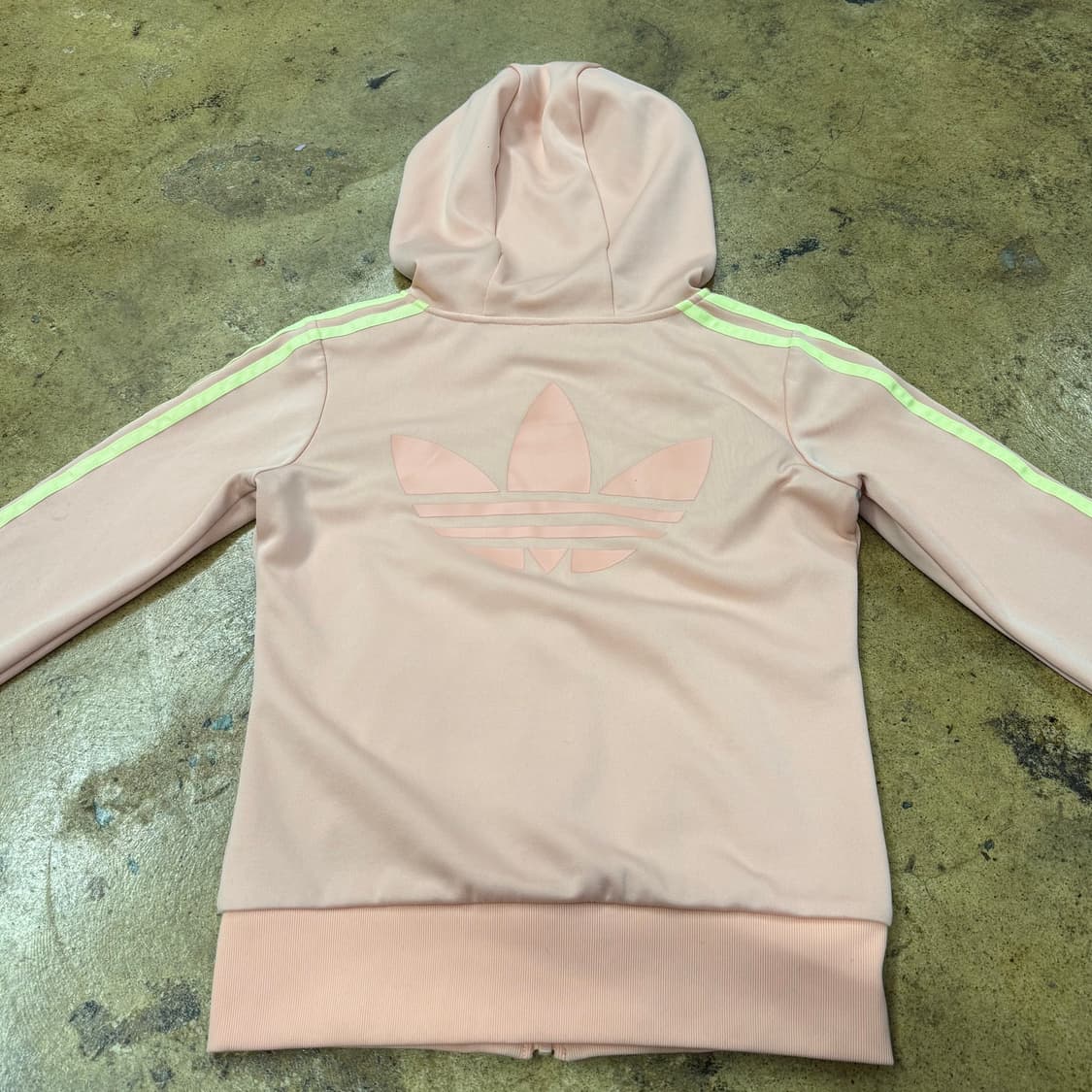 아디다스 파스텔 딸기우유 후플 플락 후드집업 져지  상품이미지4