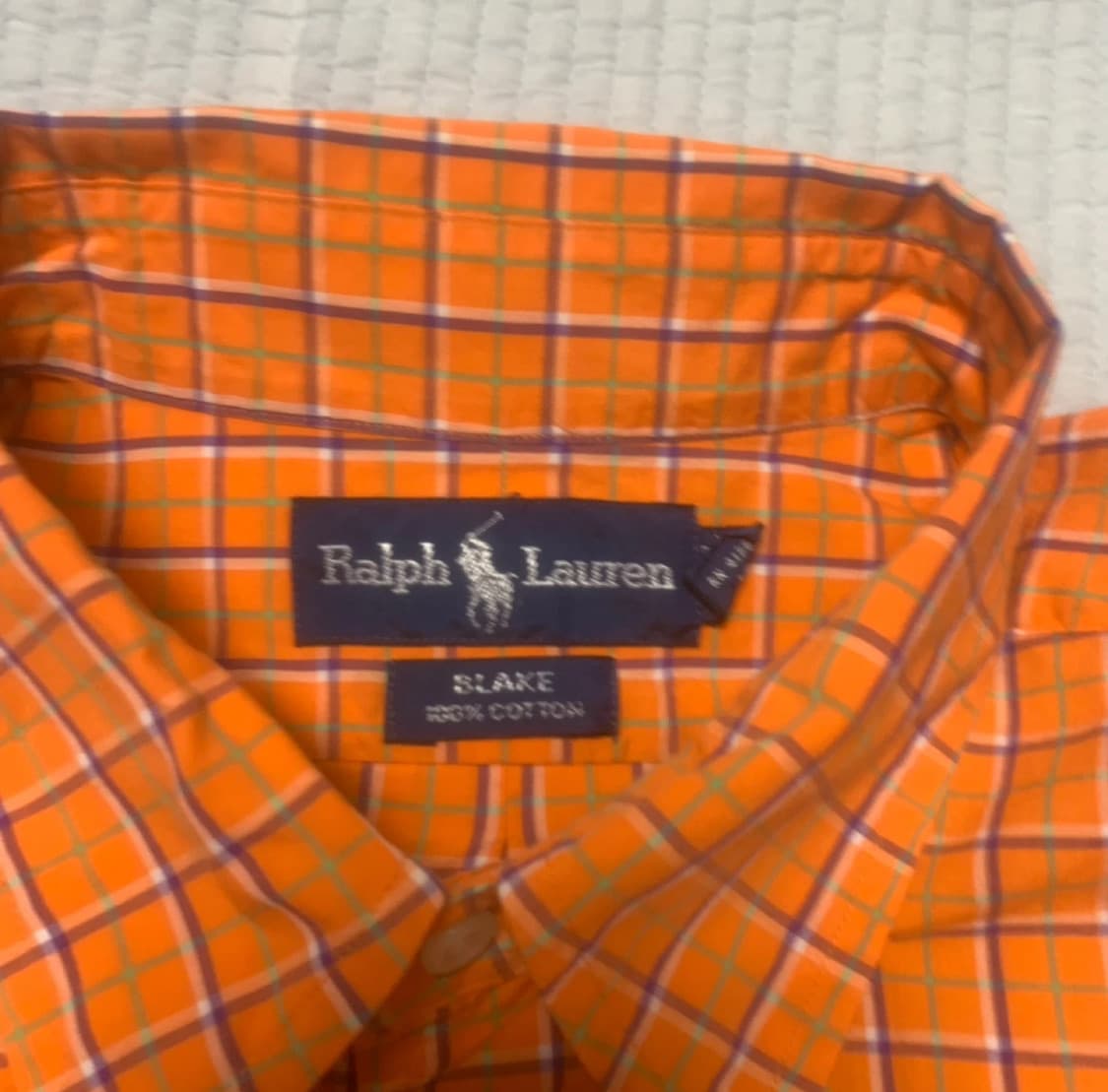 폴로 랄프로렌 체크 긴팔남방 115 빅사이즈 상품이미지2