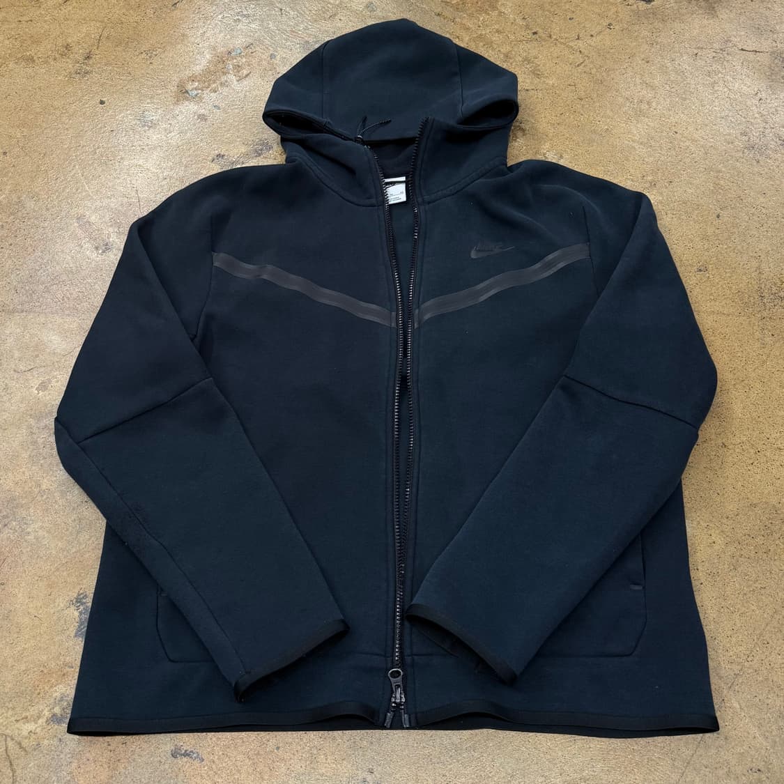 [정품/XL] 나이키 테크팩 풀집업 블랙 후드집업 b15 상품이미지2