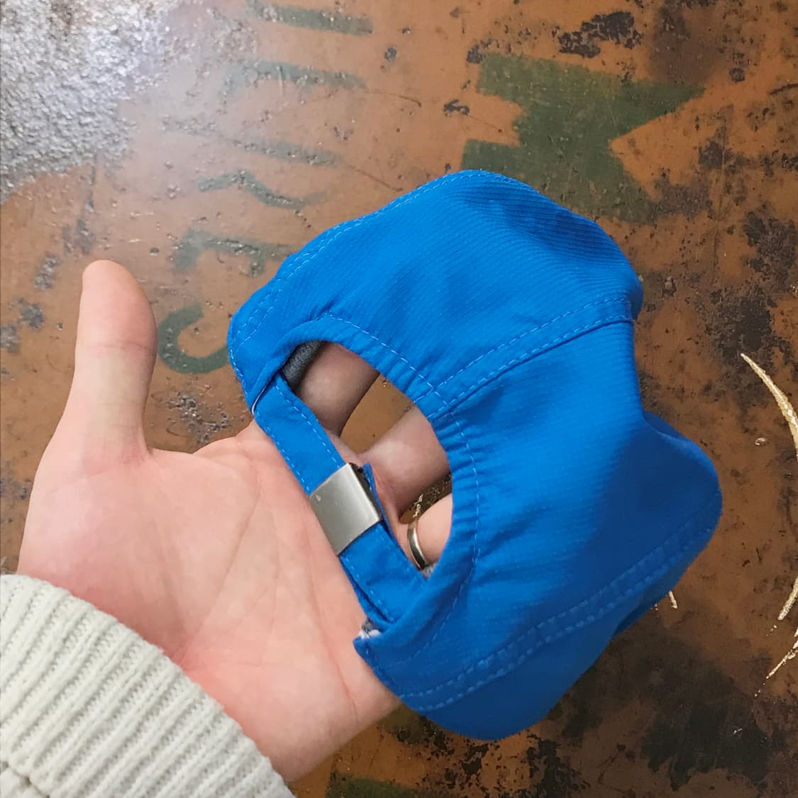 버그하우스 블루 아웃도어 캡 모자 남녀공용 상품이미지2