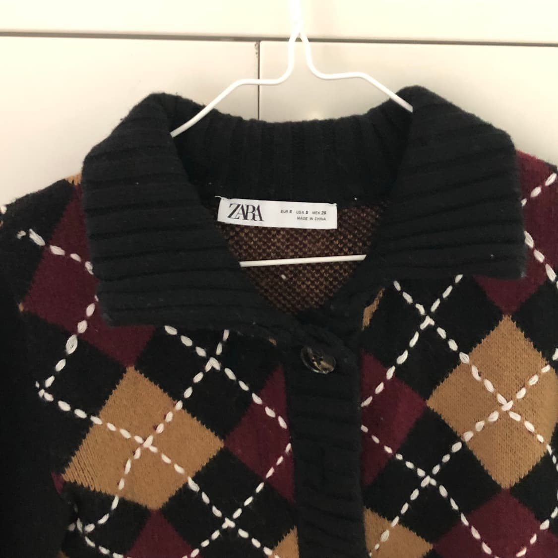 자라 다이아몬드 니트 가디건 상품이미지2