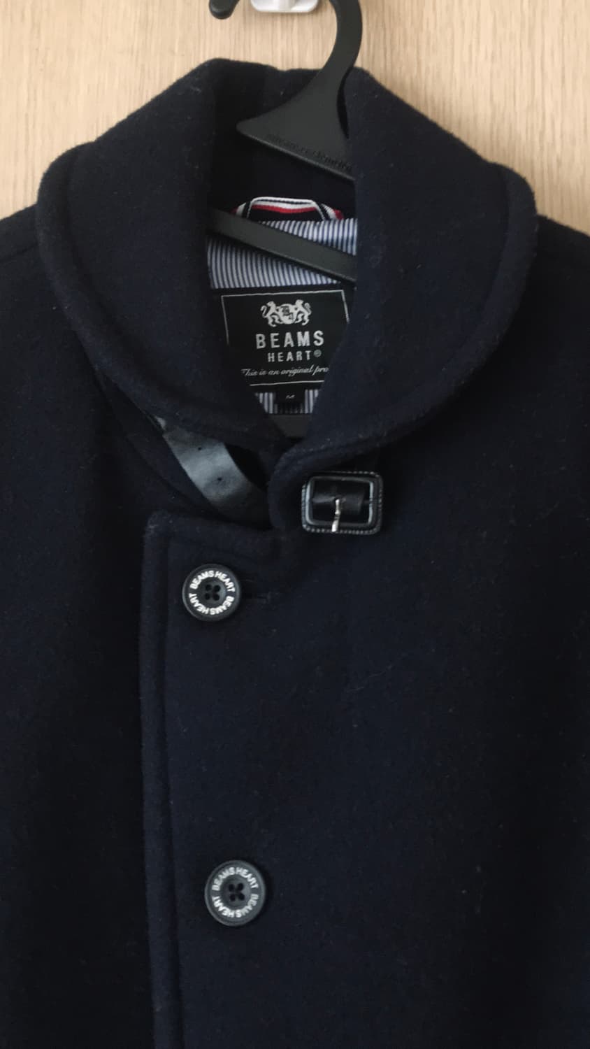 Beams heart navy strap coat 상품이미지2