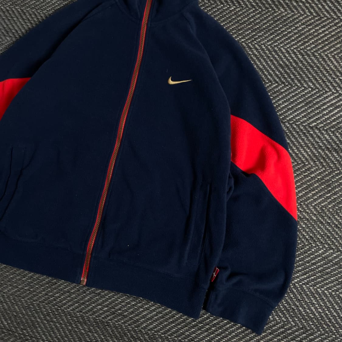 00s 나이키 빅로고 올드스쿨 플리스 자켓o 3394 상품이미지3