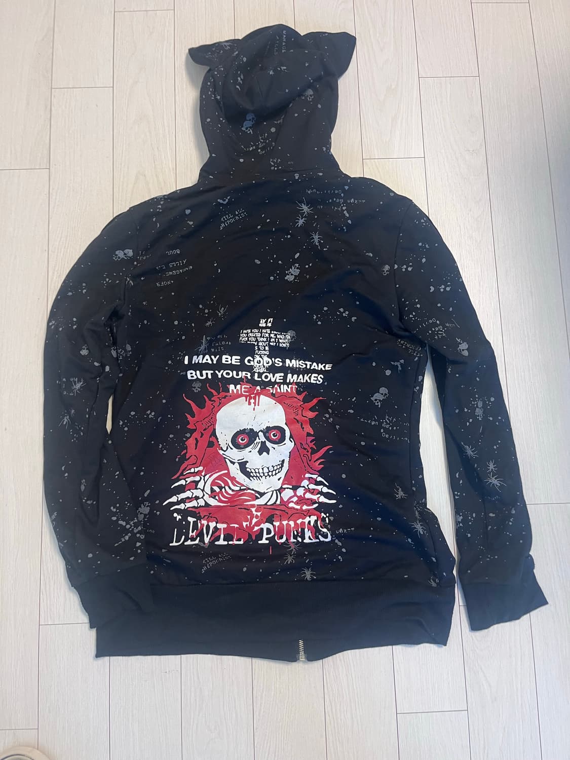 펑크 후드집업 빈티지  상품이미지2