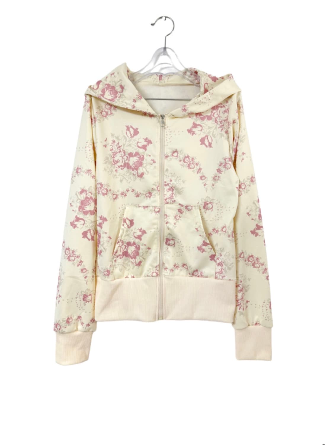 팁씨 플라워 꽃무늬 후드집업 상품이미지1