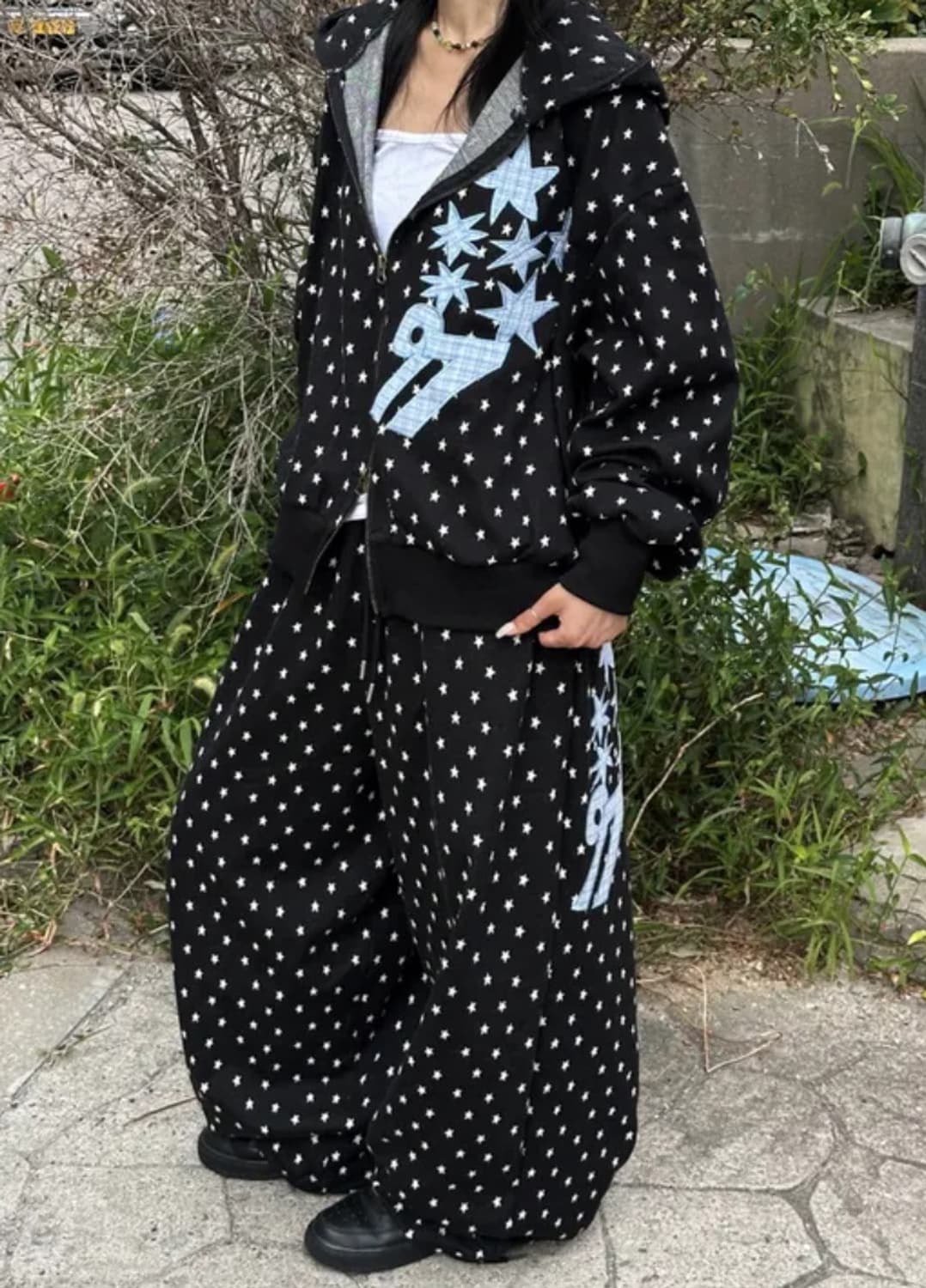 블랙 스타 암워머 트레이닝 세트 상품이미지2