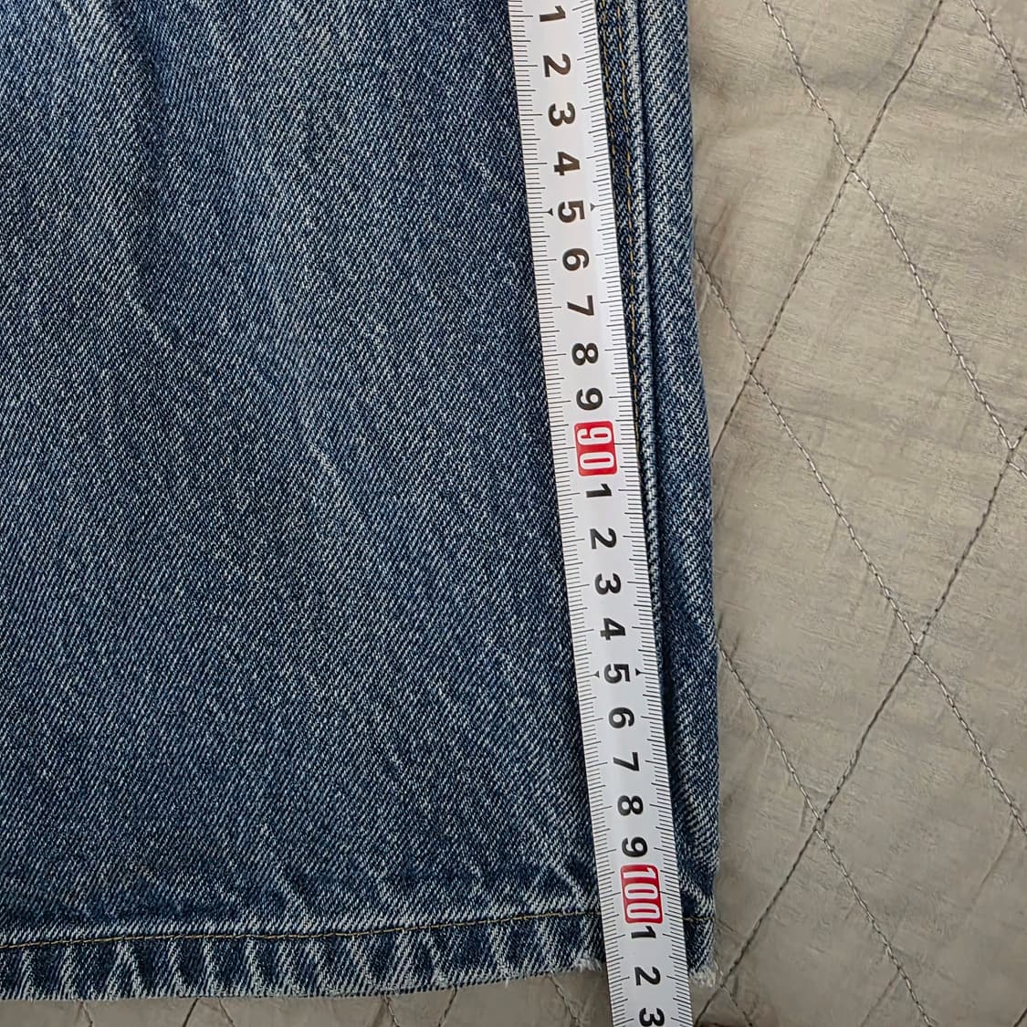 [40X30] 빈티지 칼하트 더블니 B07 DNM 데님팬츠 스테인 B14 상품이미지9