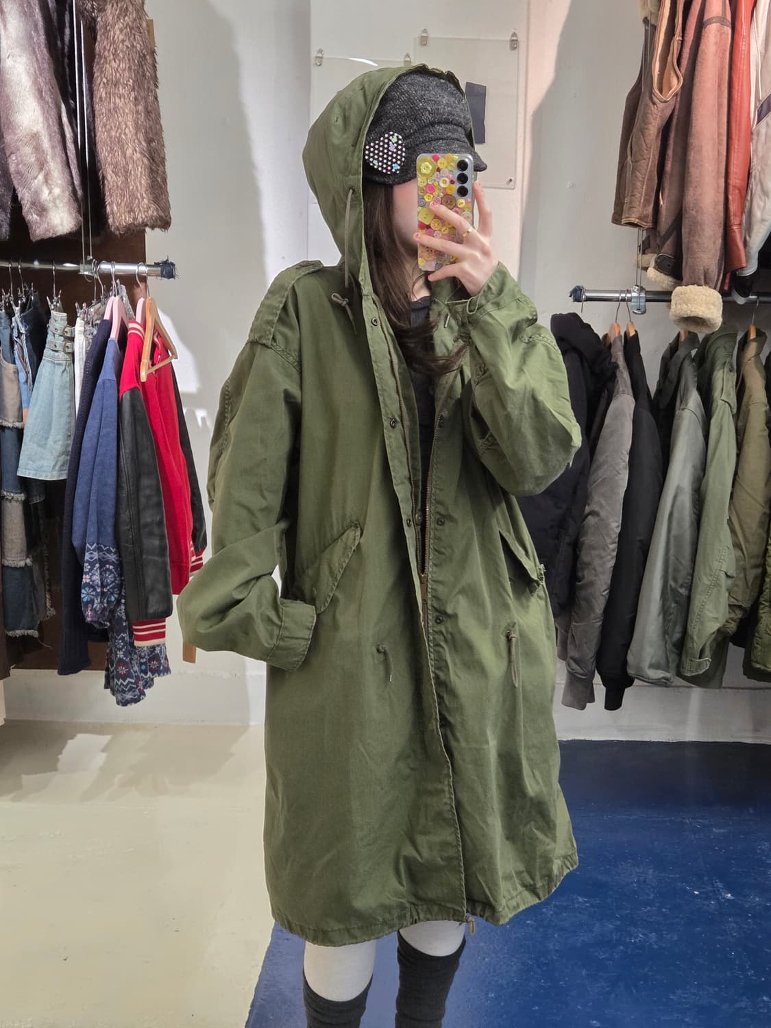 1950s Military 오리지날 M-51 피쉬테일 파카 상품이미지1