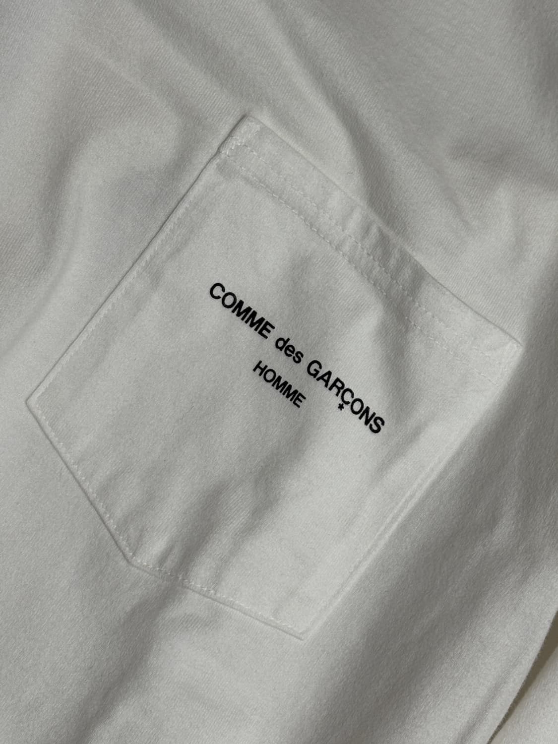 [S] 꼼데가르송 옴므 롱슬리브 티셔츠 상품이미지3