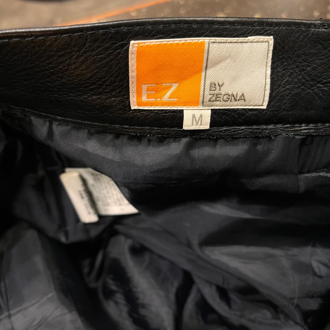 [택포](m/30) EZ by 제냐 카우 레더 팬츠 상품이미지6