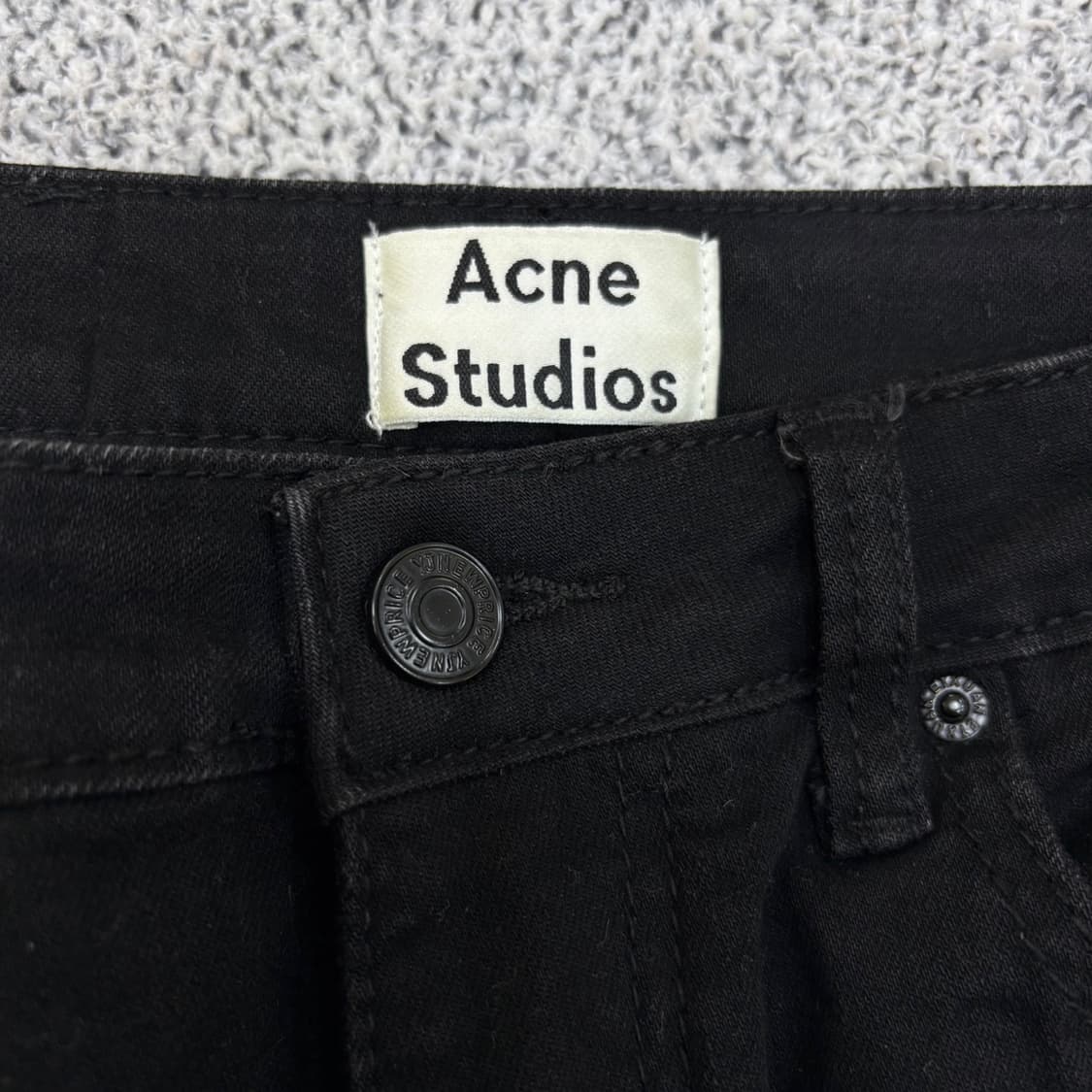 27 아크네스튜디오 블랙 흑청 데님 팬츠 0407J 상품이미지3