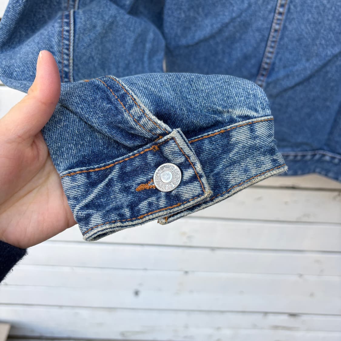 Benetton 베네통 made in italy 데님 자켓 상품이미지7