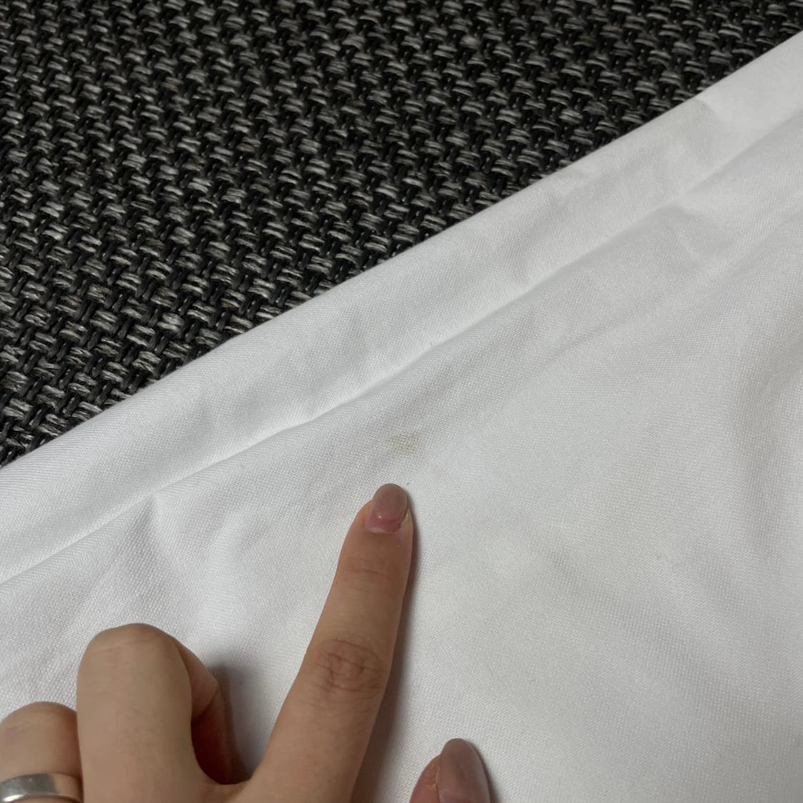 커버낫 화이트 원포켓 긴팔 셔츠 XL 상품이미지6