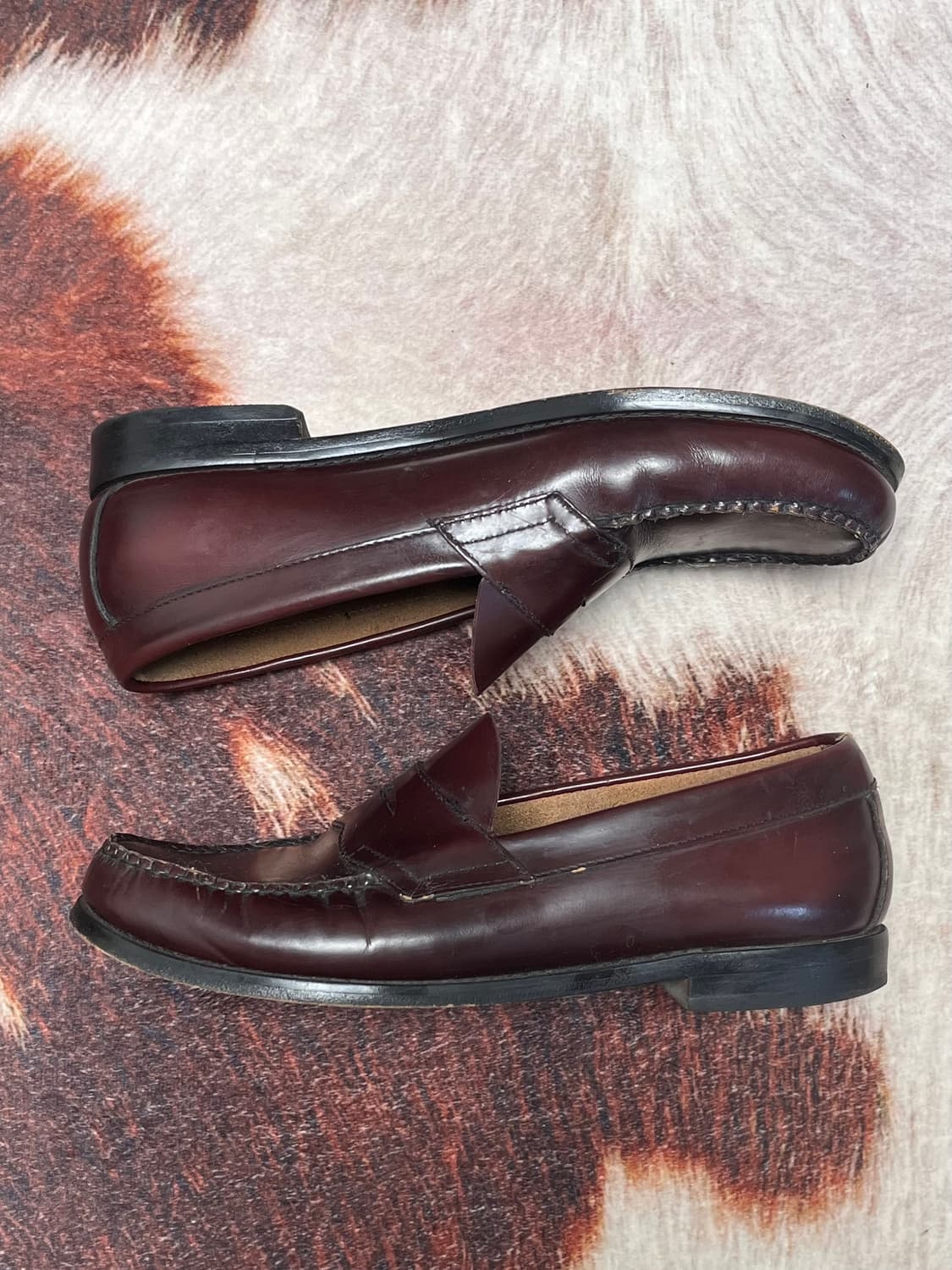 [9D ] G.H. Bass 로건 페니로퍼 버건디 상품이미지2