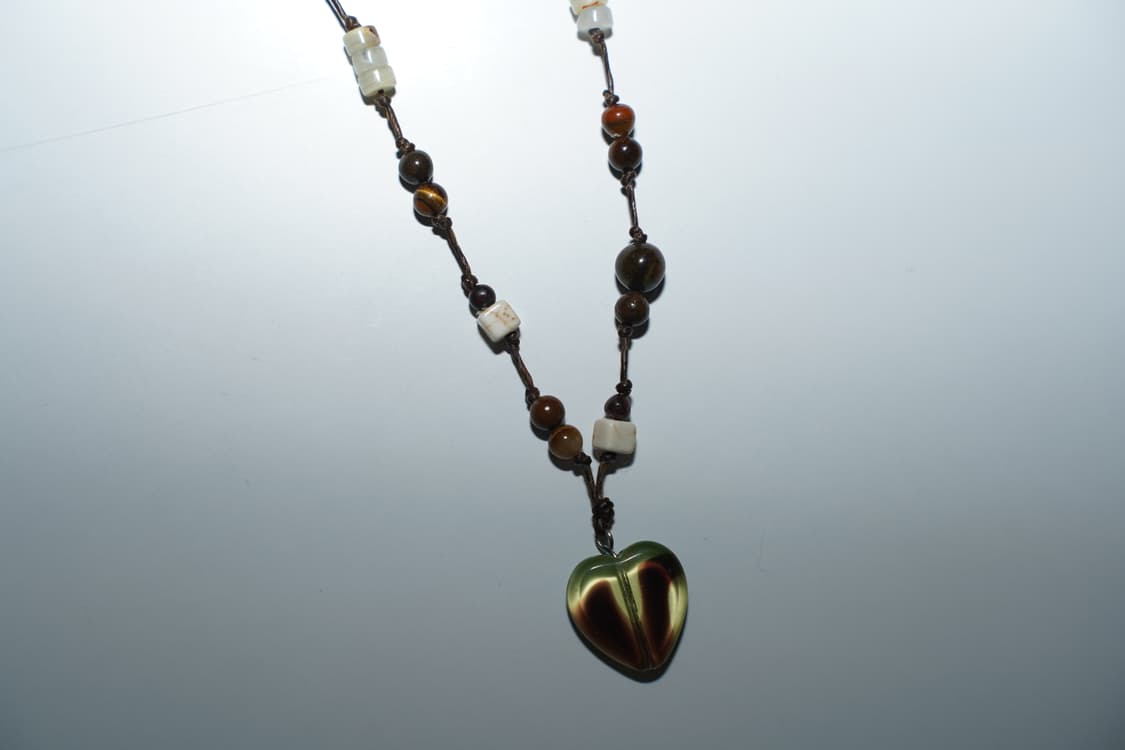 Choco matcha necklace 초코 말차 비즈 목걸이 상품이미지6