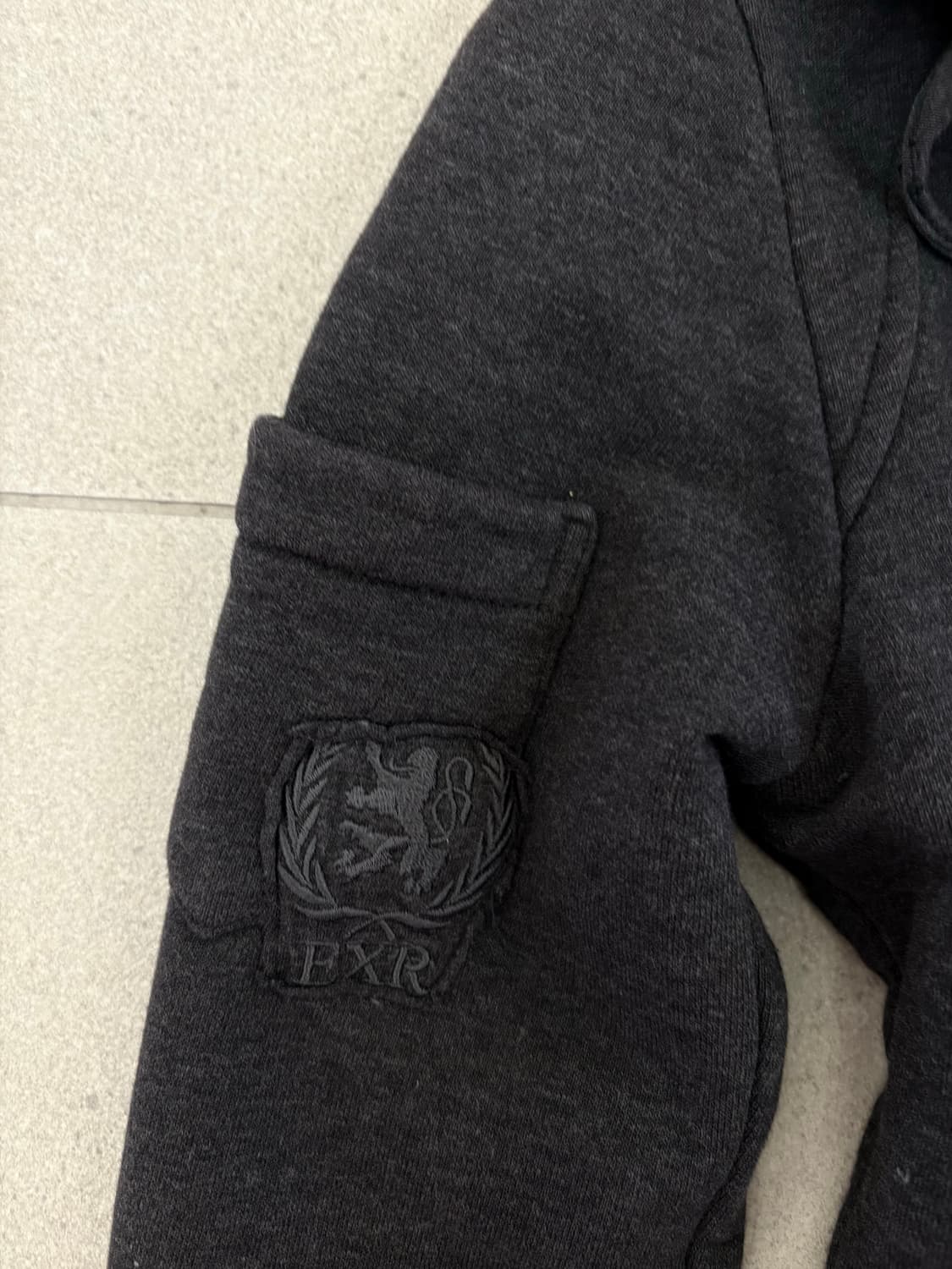 해골 패치 후드집업 상품이미지3