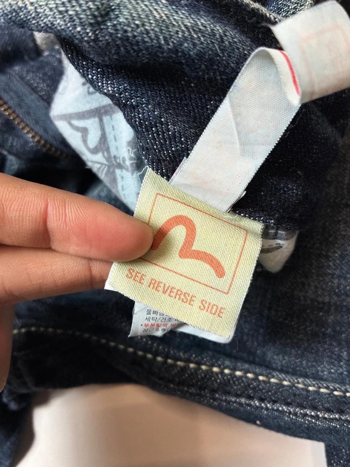 에비수 00's 샌드워싱 옐로우 브러쉬드 버뮤다 데님 쇼츠 PN8709 상품이미지8