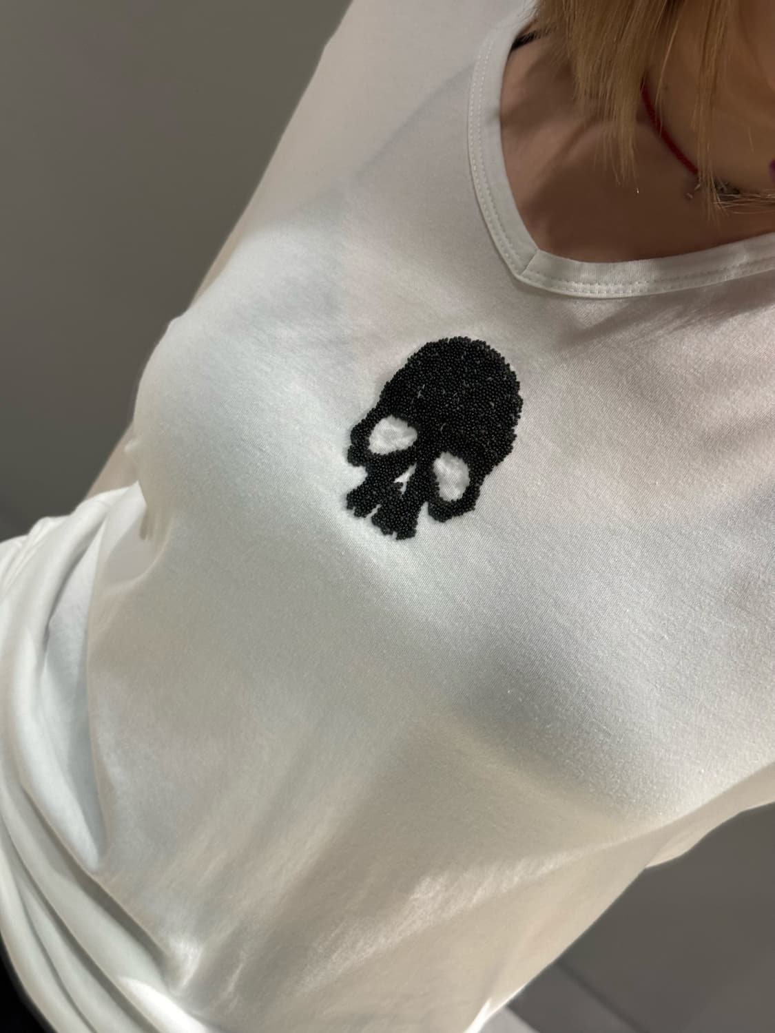 Custom Culture skull beads long sleeve 상품이미지3