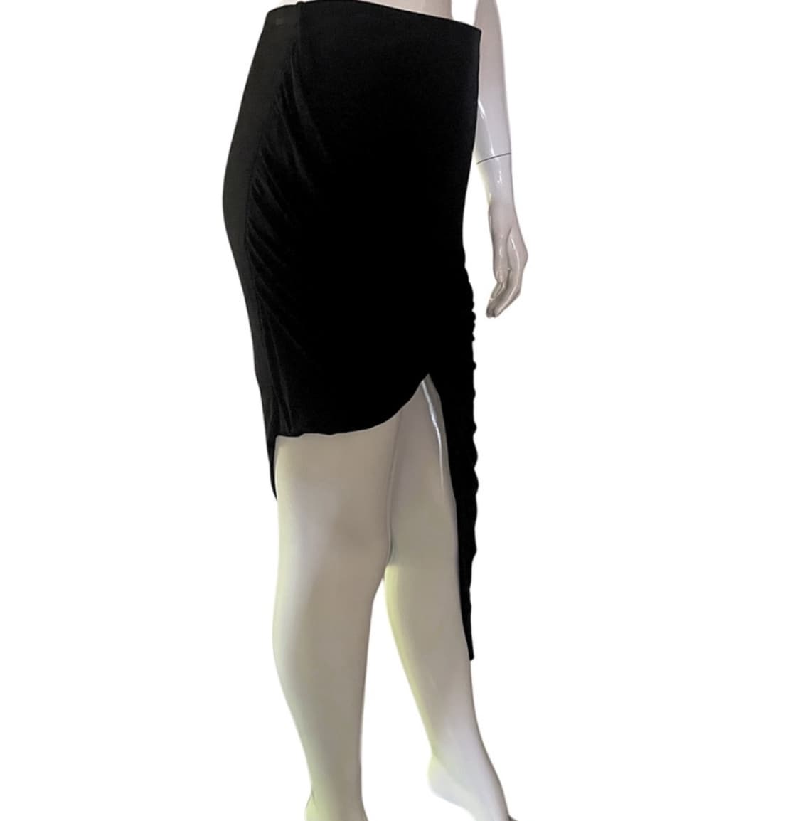 헬무트랭 kinetic jersy asymmetrical skirt 상품이미지4