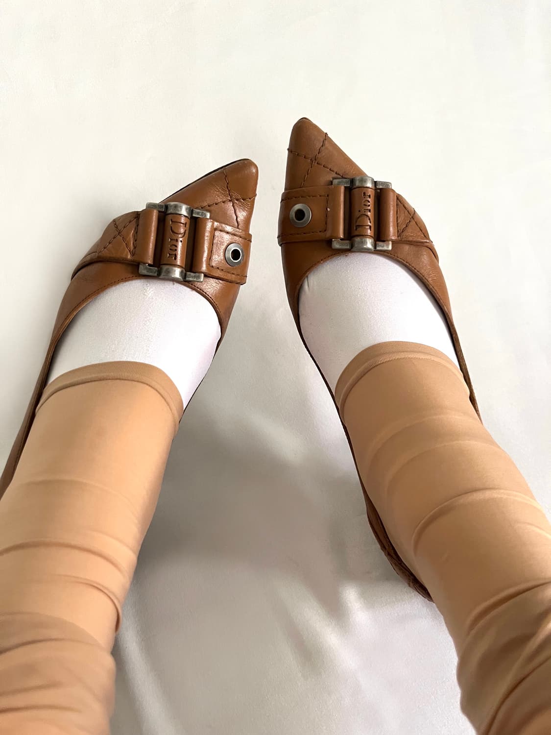 Dior 00s 디올 빈티지 버클 힐 상품이미지3