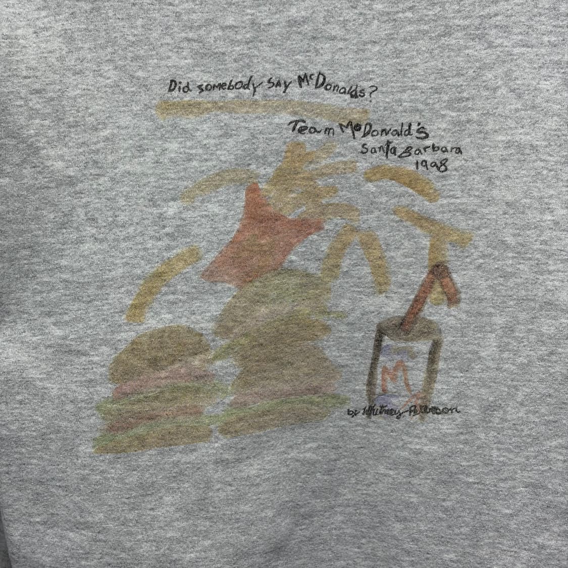 빈티지 Lee 맥도날드 스웻셔츠 상품이미지3