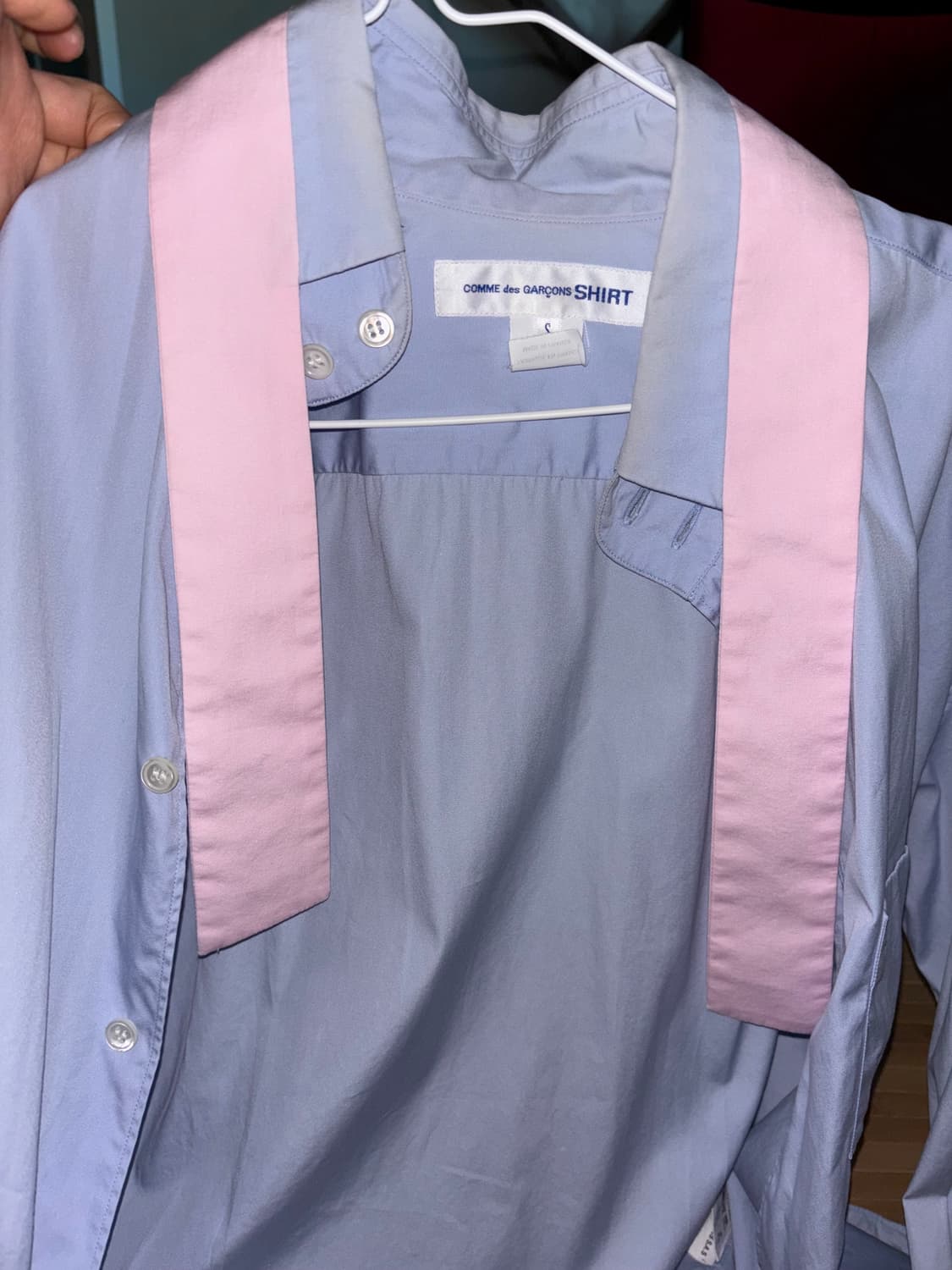 comme des garcons_pink tie shirts 상품이미지2