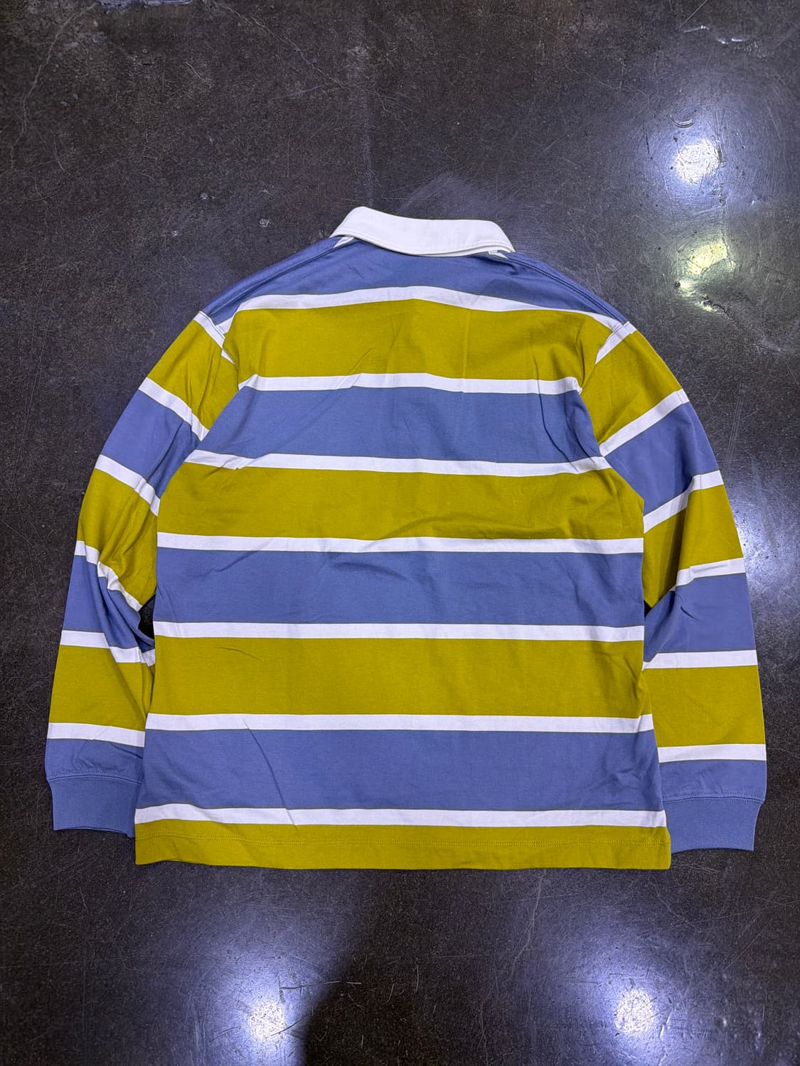 유니클로 재팬 스트라이프 폴로 럭비티 L 상품이미지2