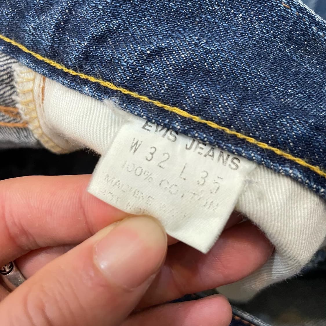 에비수(EVISU) 신치백 셀비지 데님팬츠 상품이미지9