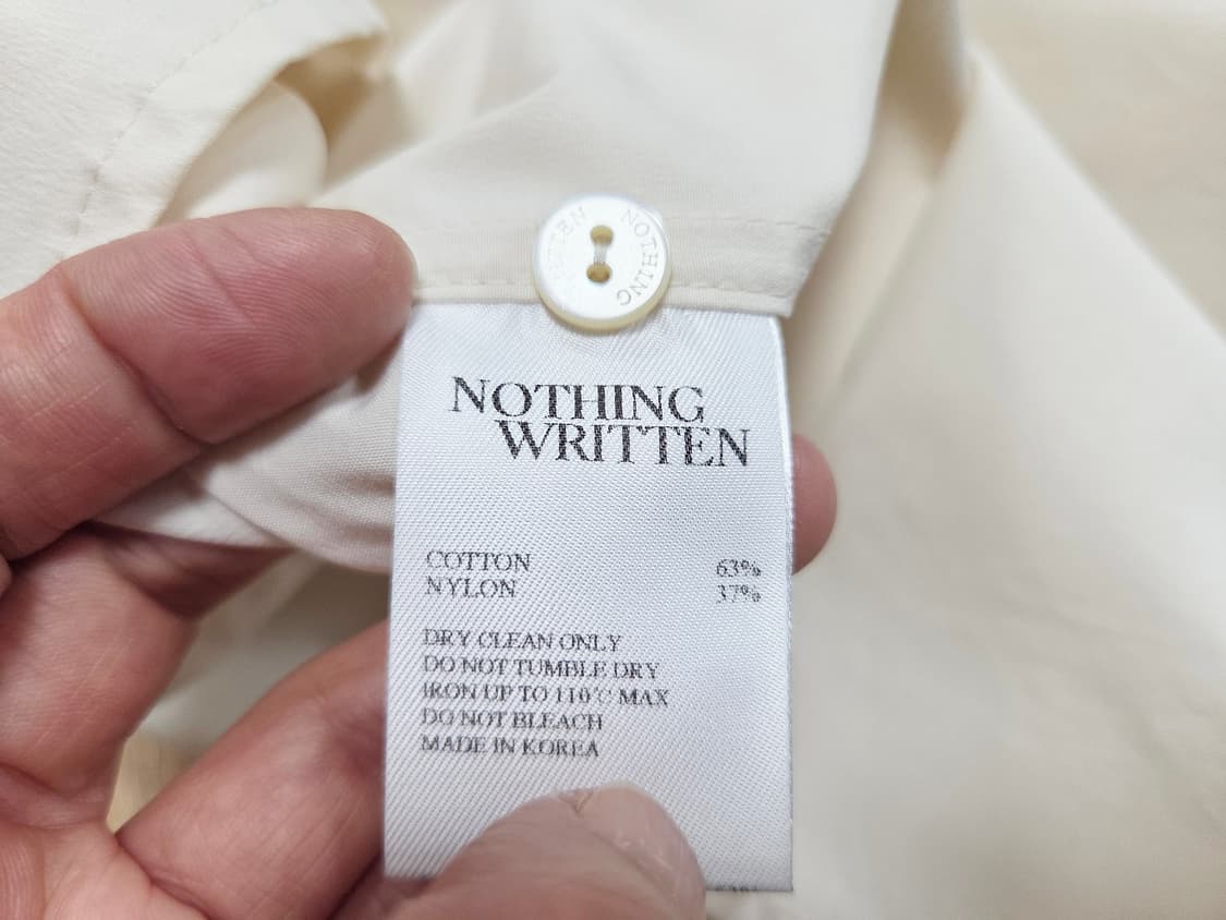 낫띵리튼(NOTHING WRITTEN) Pine 코튼 포플린 셔츠 프리 상품이미지8