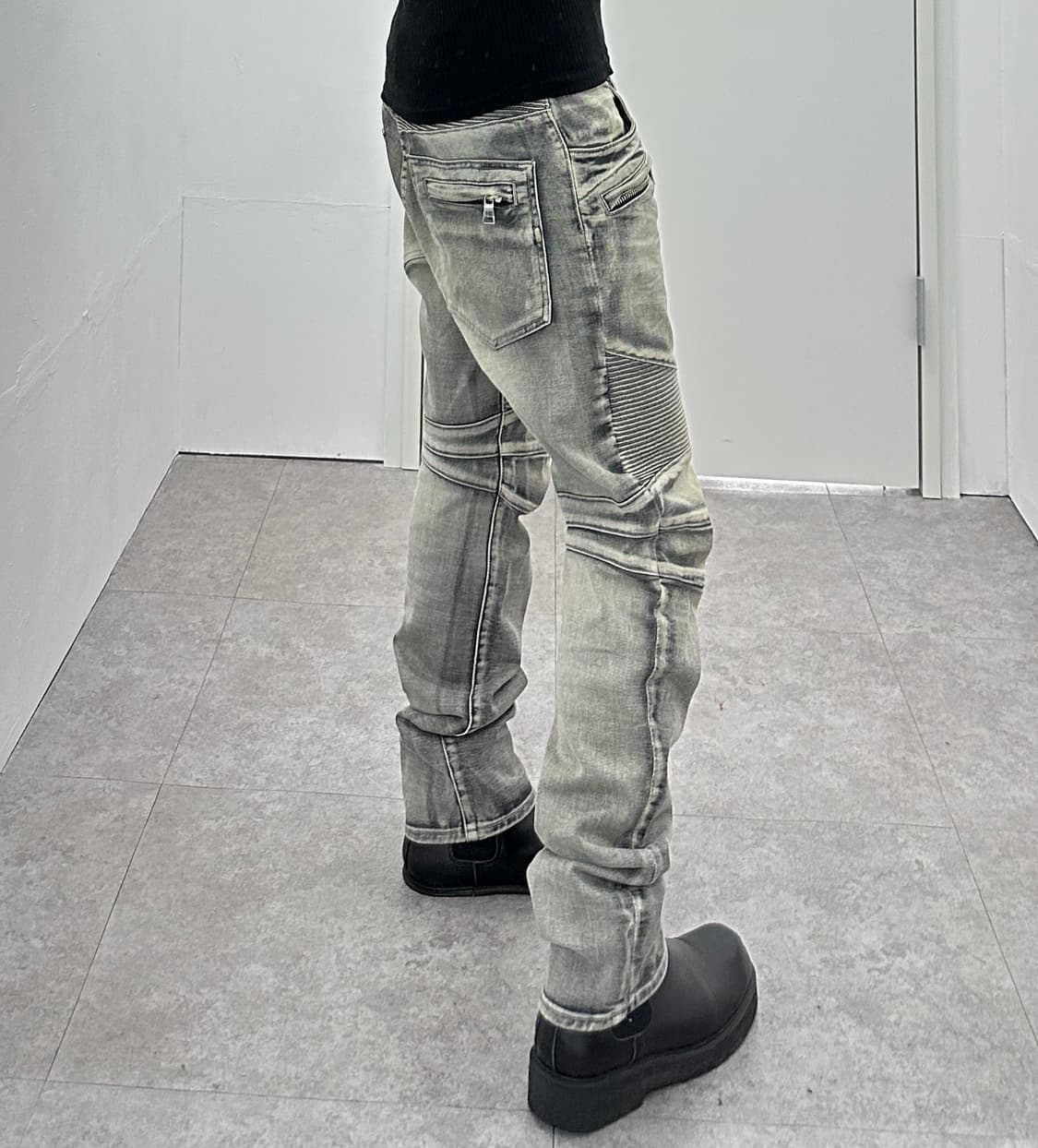 00s BALMAIN biker jeans  상품이미지10