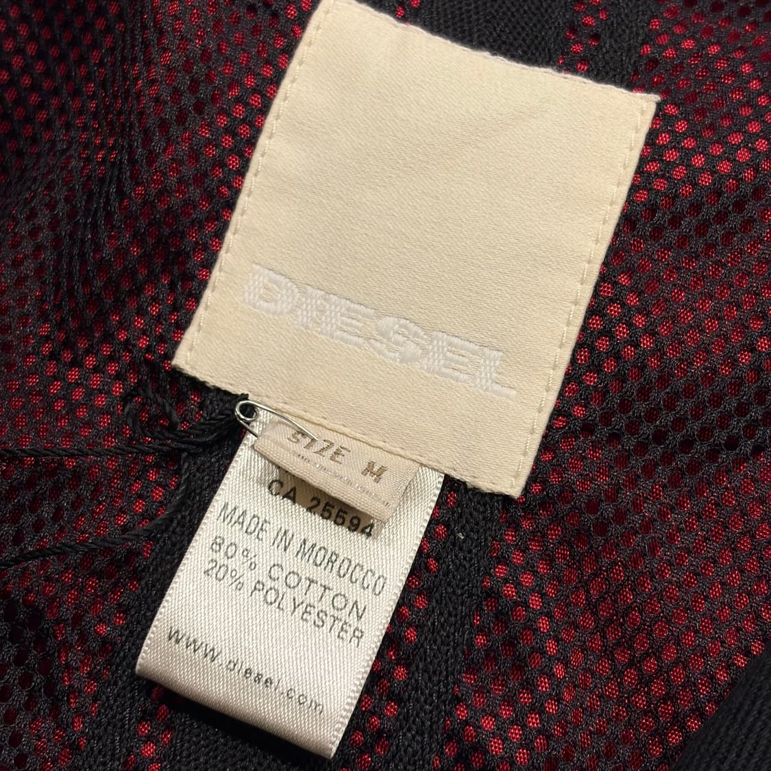 [M] 디젤 빈티지 블레이저 자켓 블랙 B507 상품이미지5