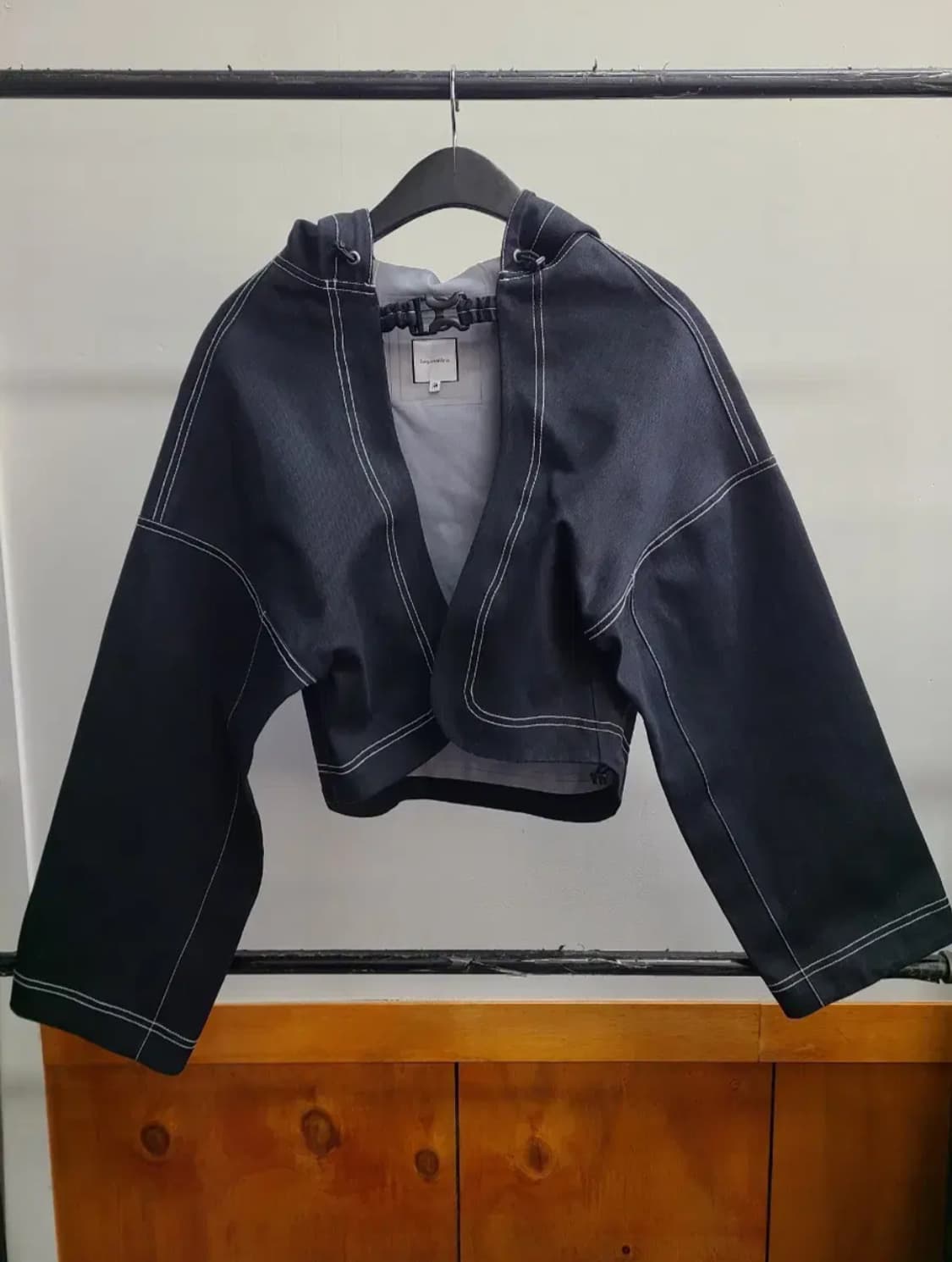 사스콰치패브릭스 데님 볼레로 자켓 상품이미지1