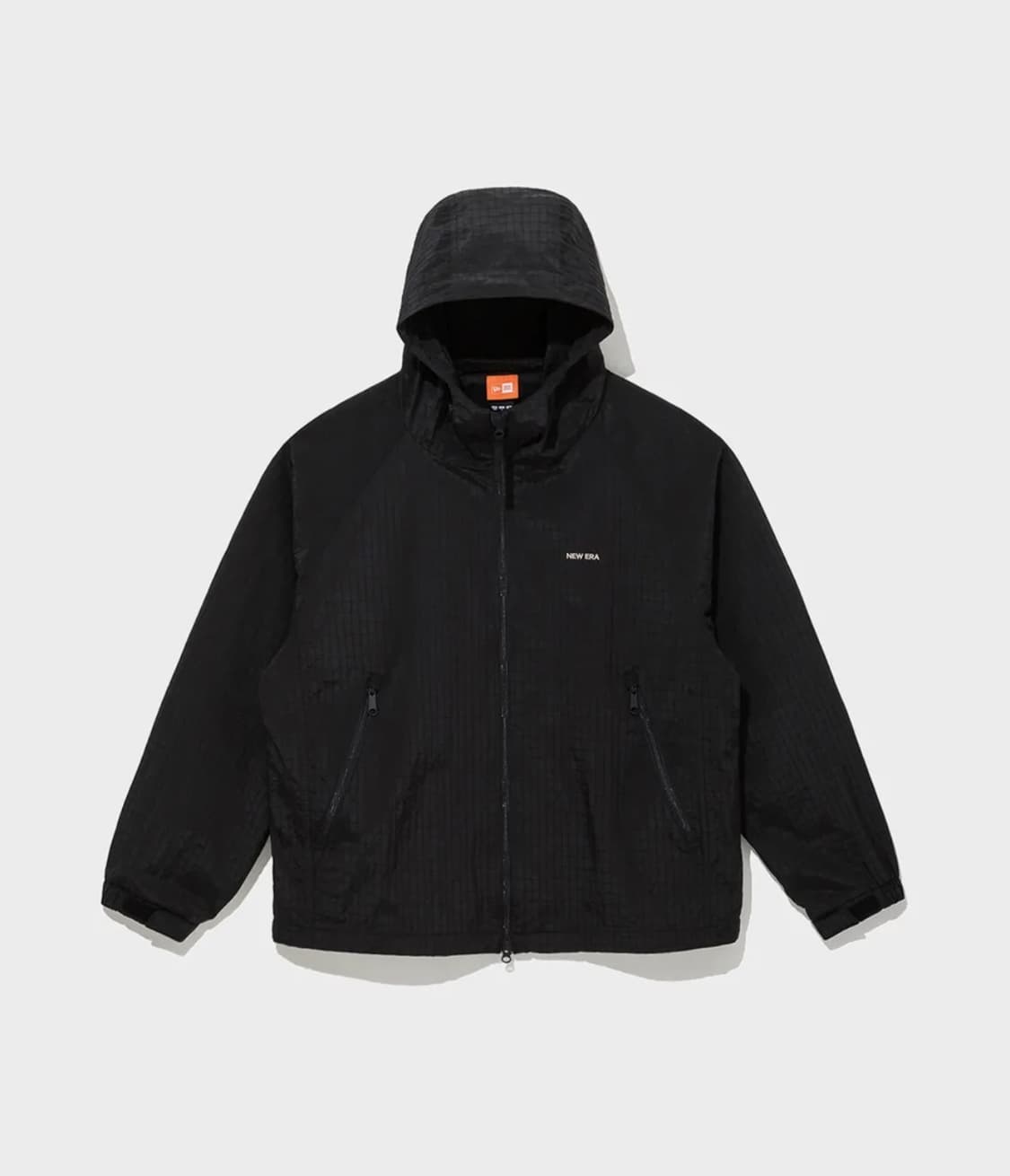 뉴에라 블랙후드 바람막이 상품이미지1