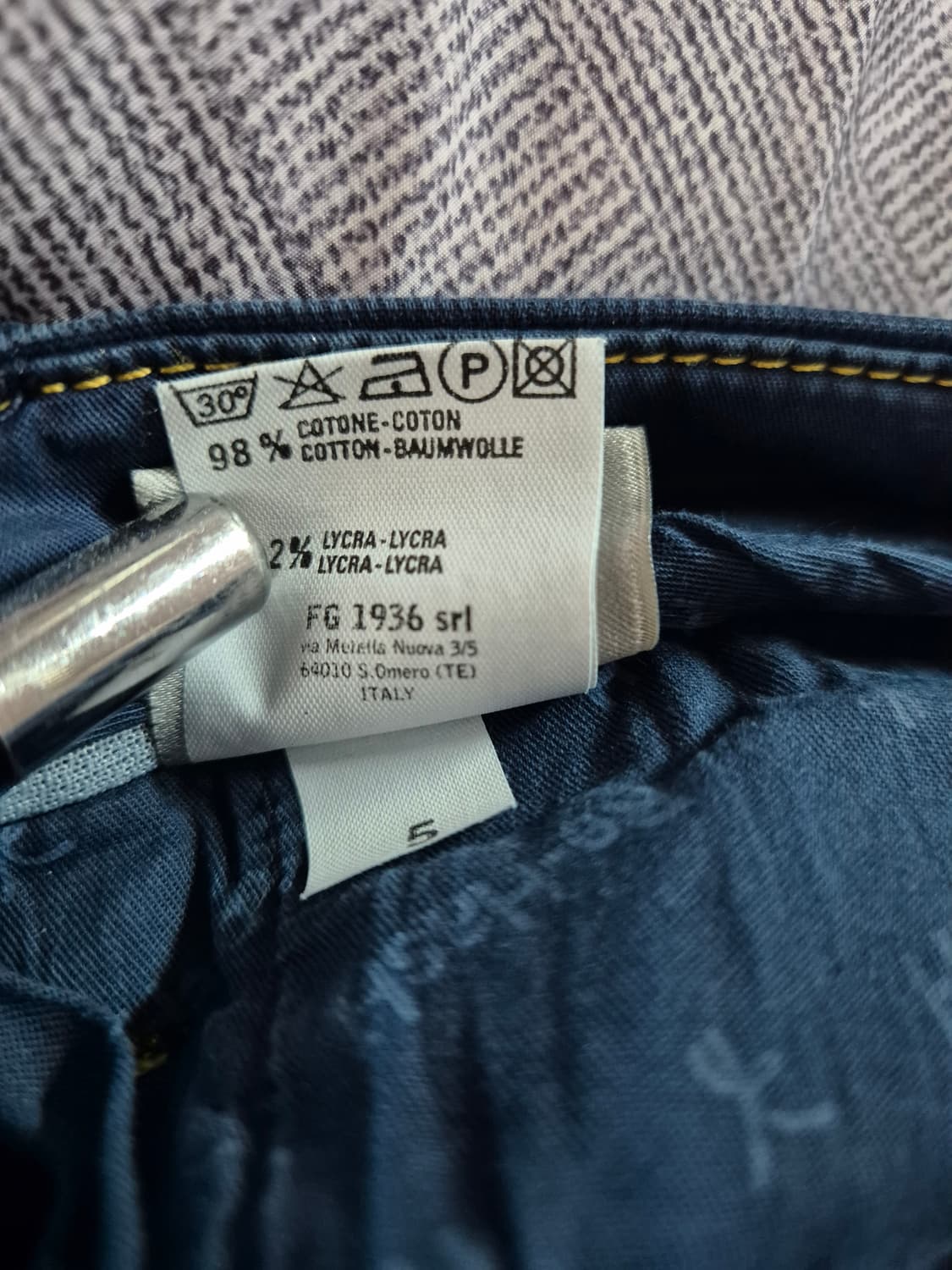 이태리 리하시(RE-HASH) 면바지/34 상품이미지9