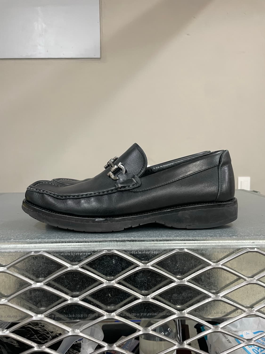 페레가모 레더 로퍼 UK8 상품이미지1