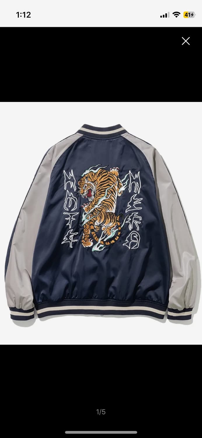 낫포너드 Tiger Satin Blouson Jacket 상태:새상품 상품이미지2