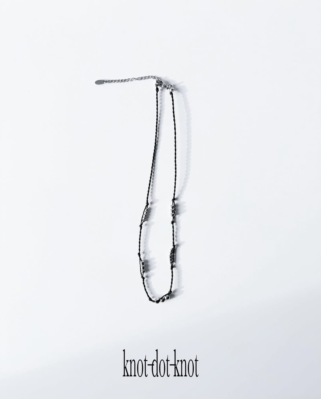 [knot•dot•knot] basic necklace 상품이미지1