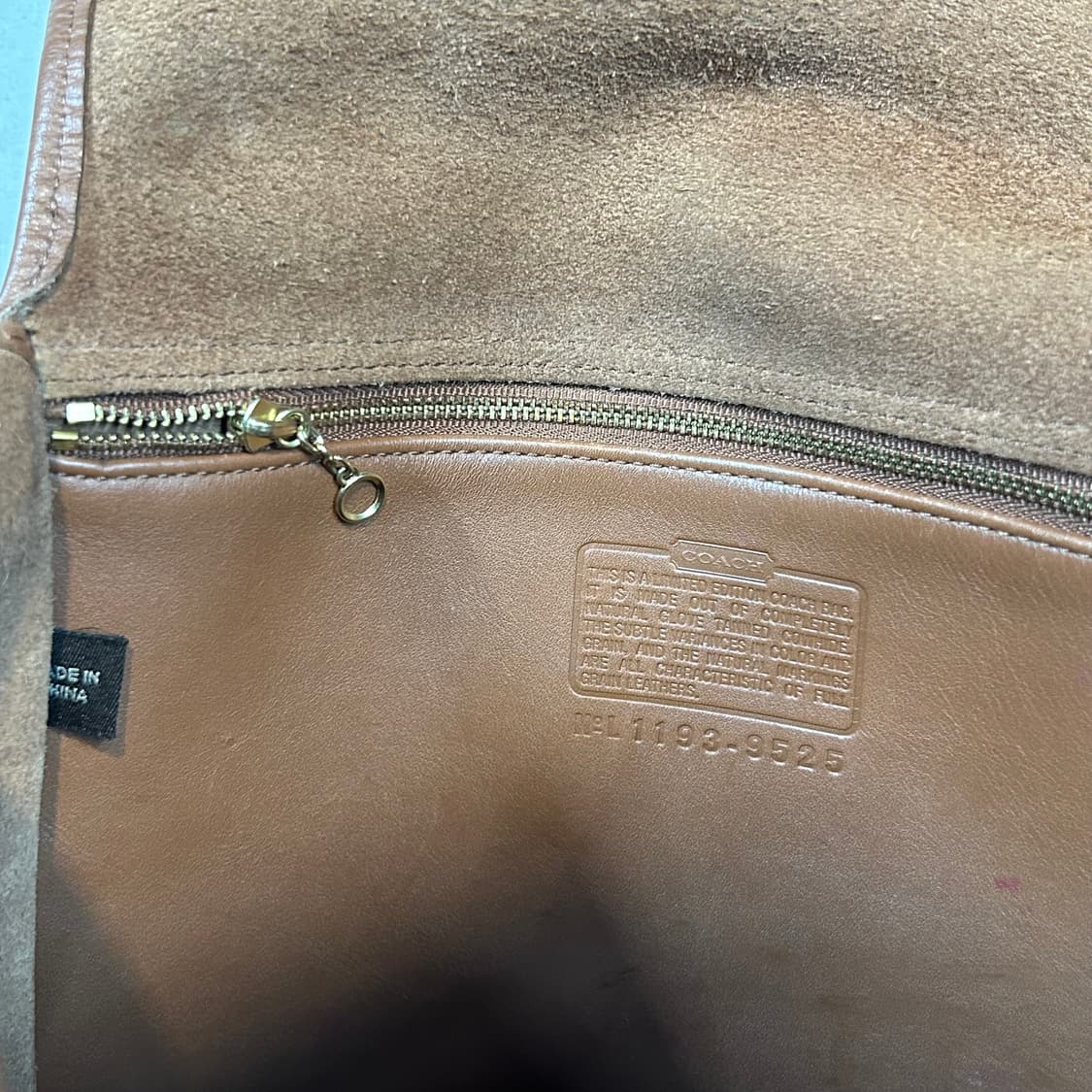 코치 올드코치 브라운 글러브 레더 숄더백 COACH 9525 상품이미지5