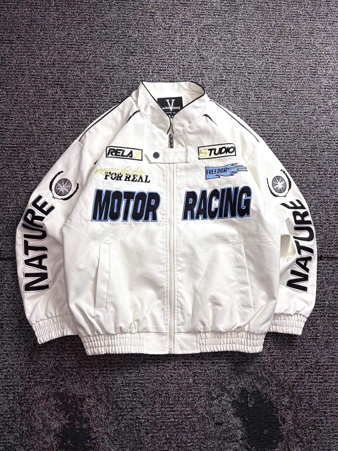 빈티지 아카이브 멀티 패치 레이싱 자켓 3379 상품이미지2