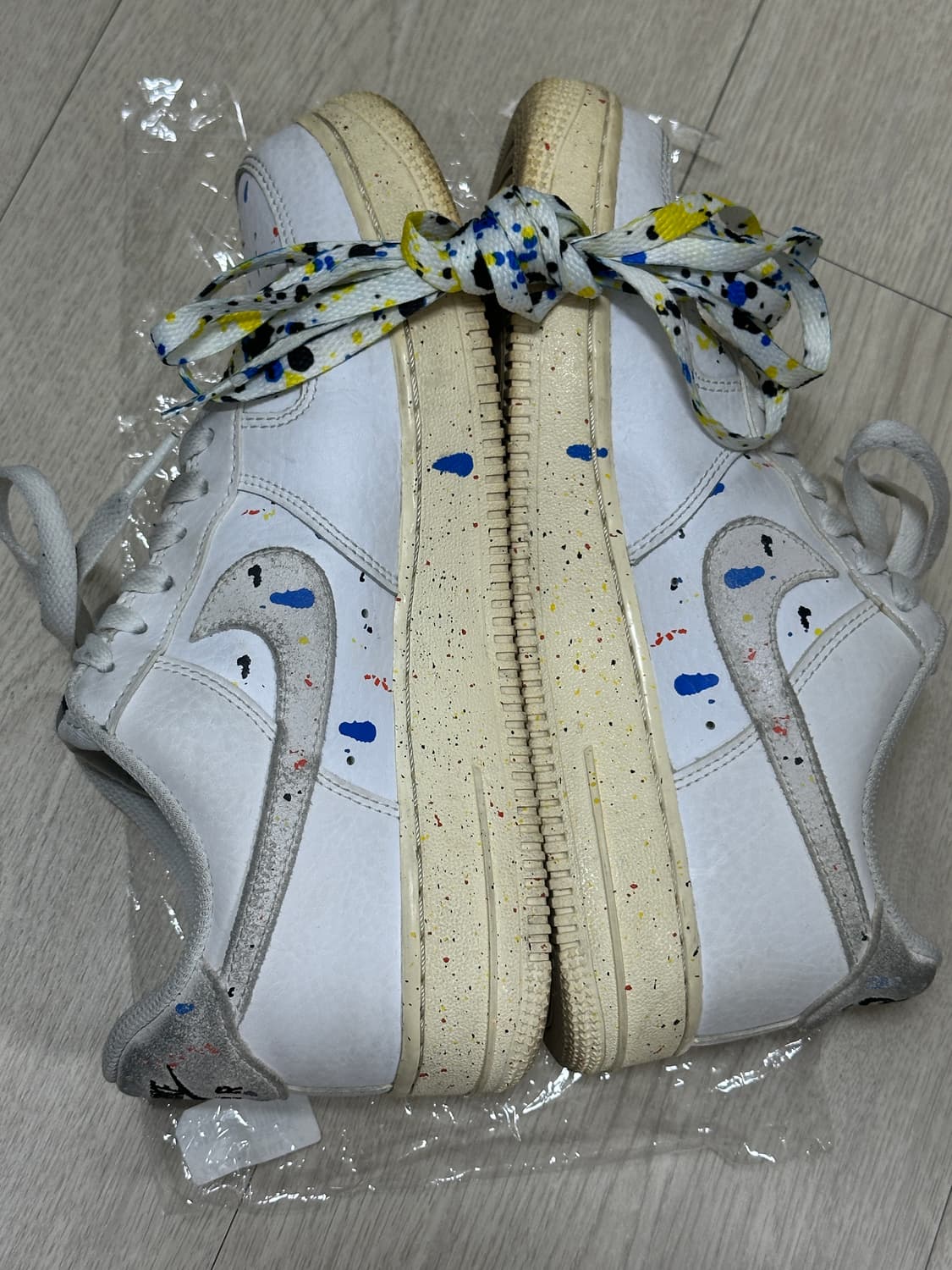 나이키 에어포스 1 '07 LV8 페인트 스플래터 화이트 상품이미지6